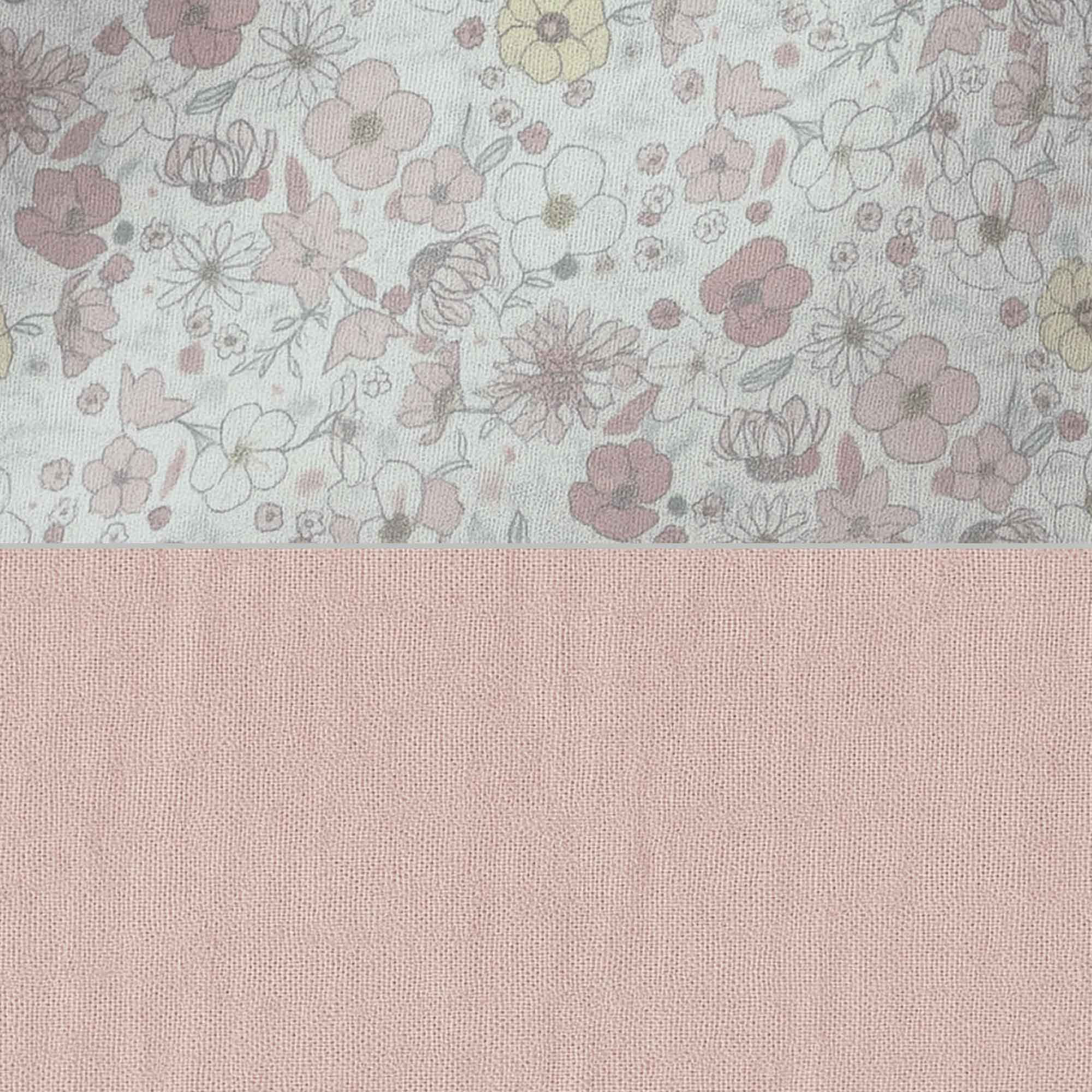 Cesta almacenaje infantil redonda flores rosa · Liberty 614-132