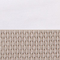 Cesta infantil almacenaje acolchada marrón liso · Arena 618-153