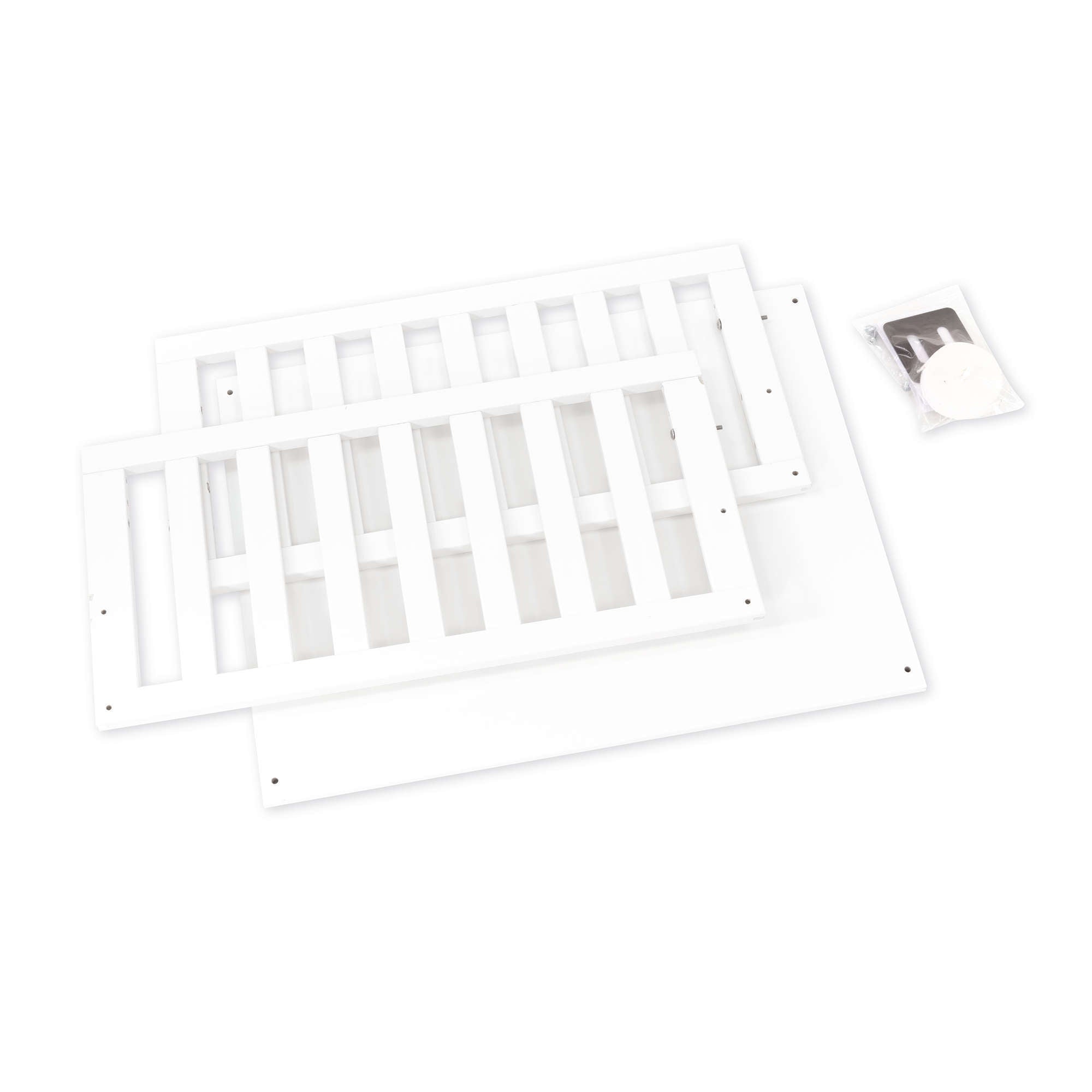 Kit conversión de cuna 60x120 cm a minicuna 60x80 cm blanco