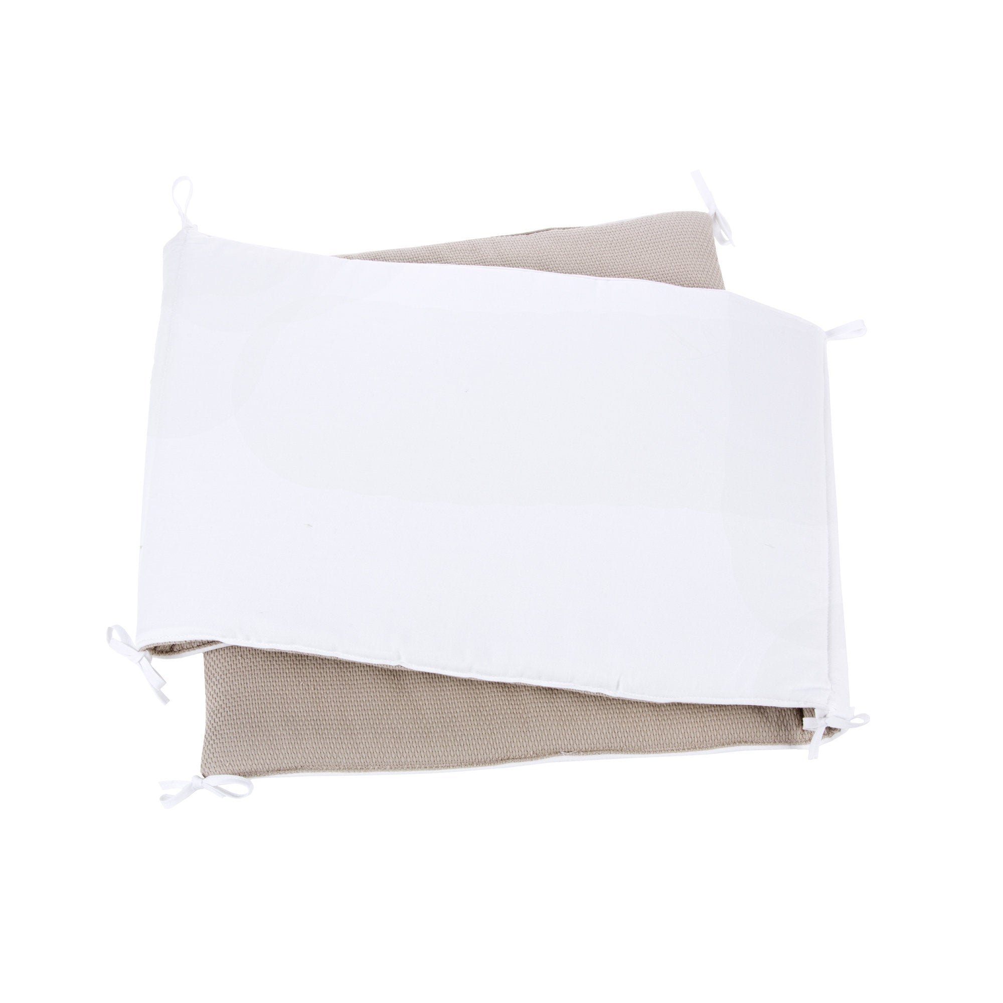 Protector cuna 70x140 cm (reversible) marrón · Arena 627-153
