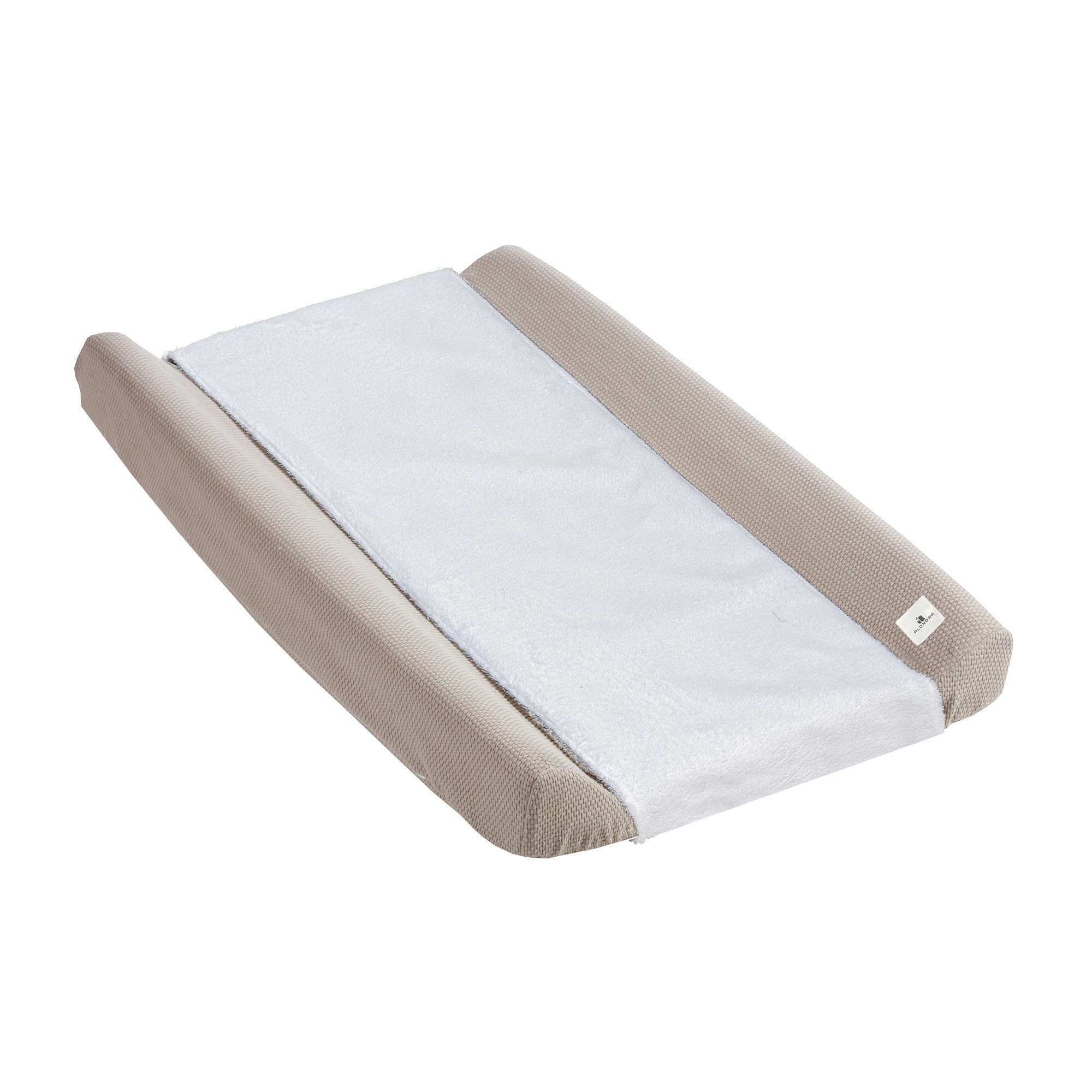 Funda ajustable para cambiador 80x50 cm marrón · 633-153 Arena - Muebles para bebés ALONDRA