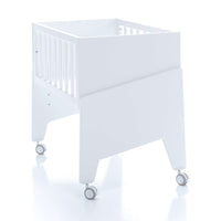 Minicuna de colecho 50x80 cm para bebé (5en1) blanca · Equo