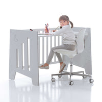 Cuna-escritorio 60x120 cm (2en1) gris · Omni Due Grey C181D-M7778