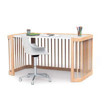 Cuna-Cama para bebé 70x140 cm (3en1) madera natural · Crea Due Nomad C300-M5000