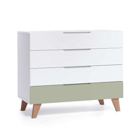 Cómoda infantil madera (4 cajones) estilo nórdico · Lifestyle D247R