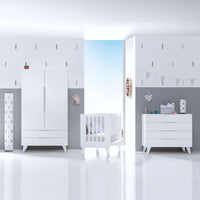 Armario infantil (2 puertas/2 cajones) estilo nórdico · Style