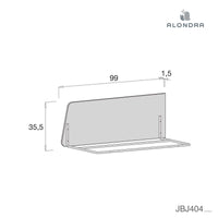 Medidas de la Barrera cama infantil para cuna convertible Inside K404 de Alondra