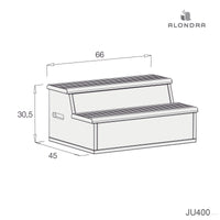 Escalera-juguetero (2en1) para cuna convertible Zen K460 · JU400-M11