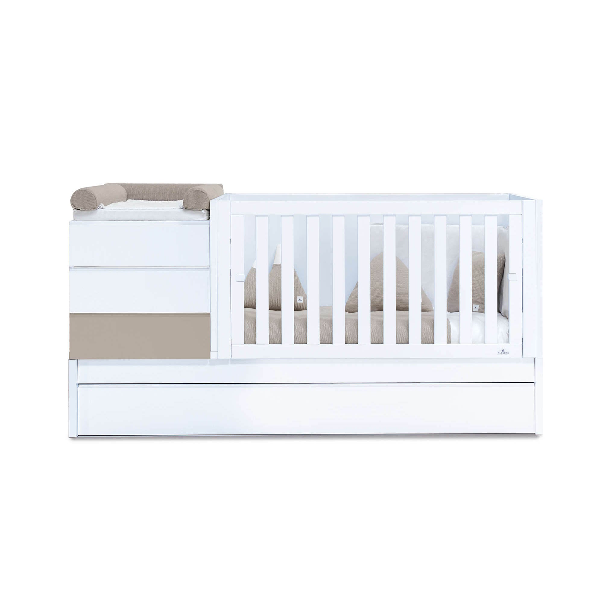 Cuna convertible 70x140 cm beige · Sero Kubo K551-M7753