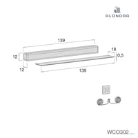 Kit de colecho para cunas Auna 70x140 cm · WCO302-70